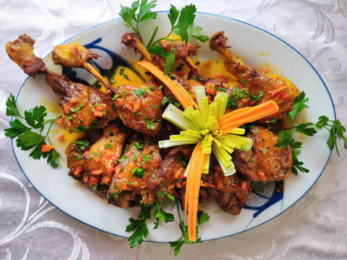 Canard aux trois saveurs