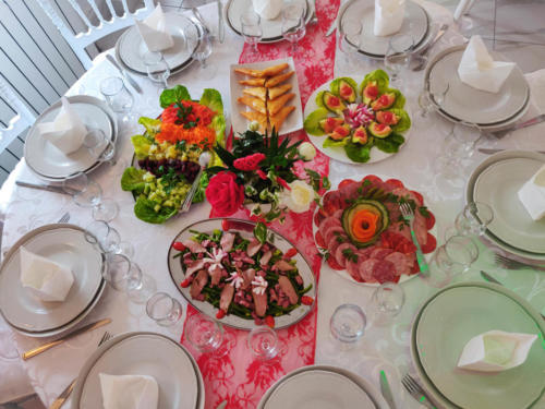 Les entrées du menu Princesse